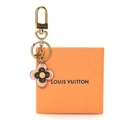 Louis Vuitton Monogram Blooming Flowers BB Bag Charm Key Holder Pink 5 of 5