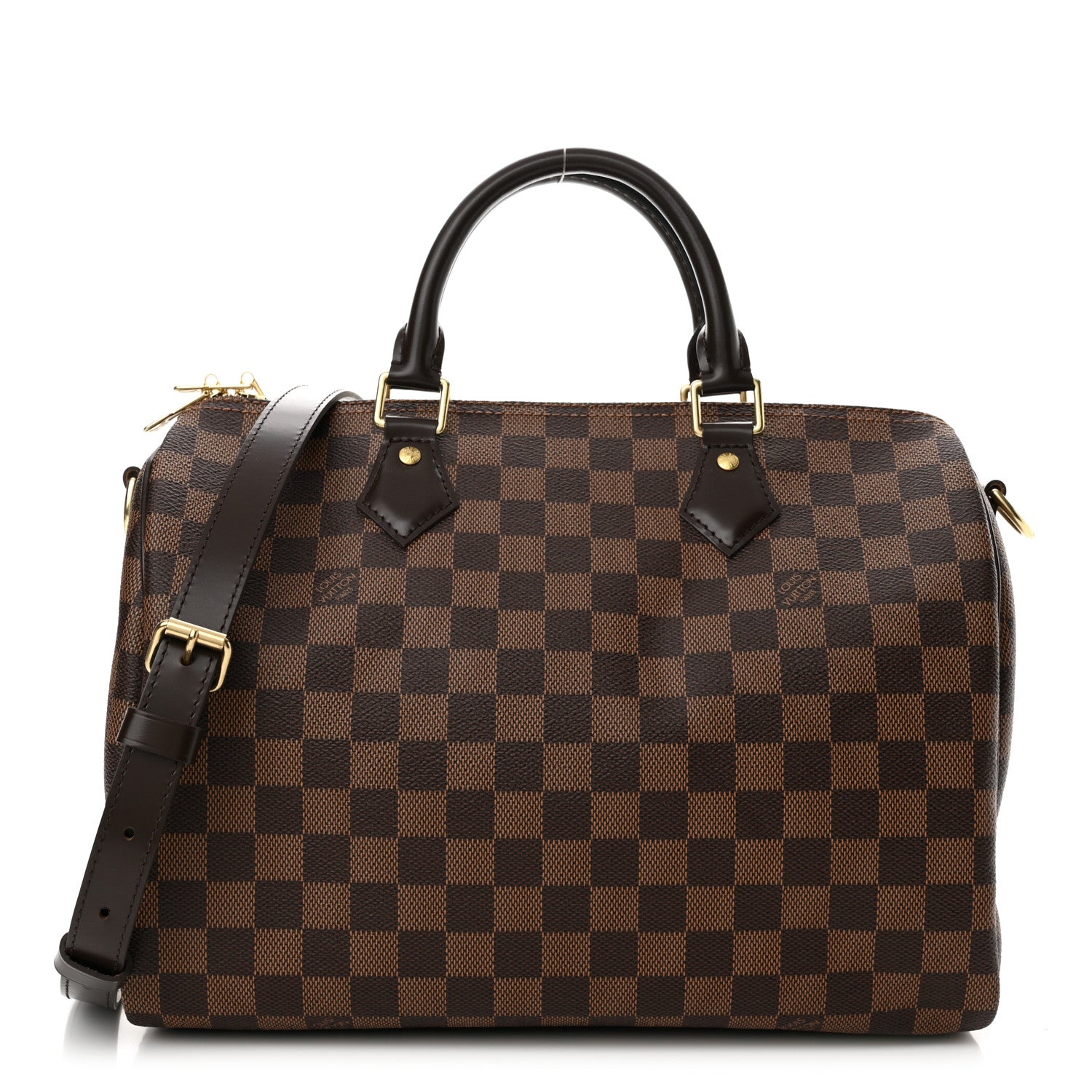Louis Vuitton Damier Ebene Speedy Bandouliere 30 1 of 10