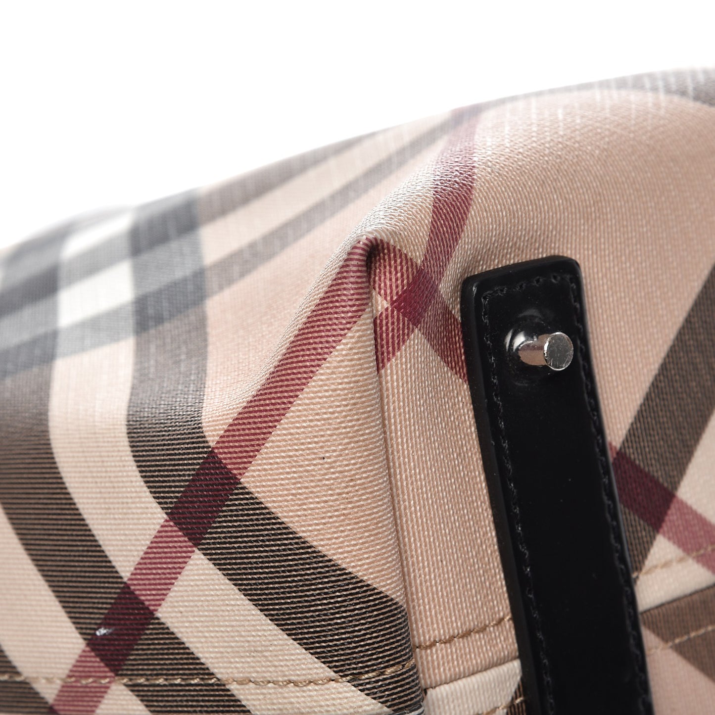 Nova Check Large Nickie Tote Black