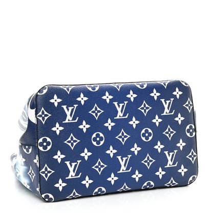 Louis Vuitton Monogram Escale Neonoe MM Blue 4 of 10