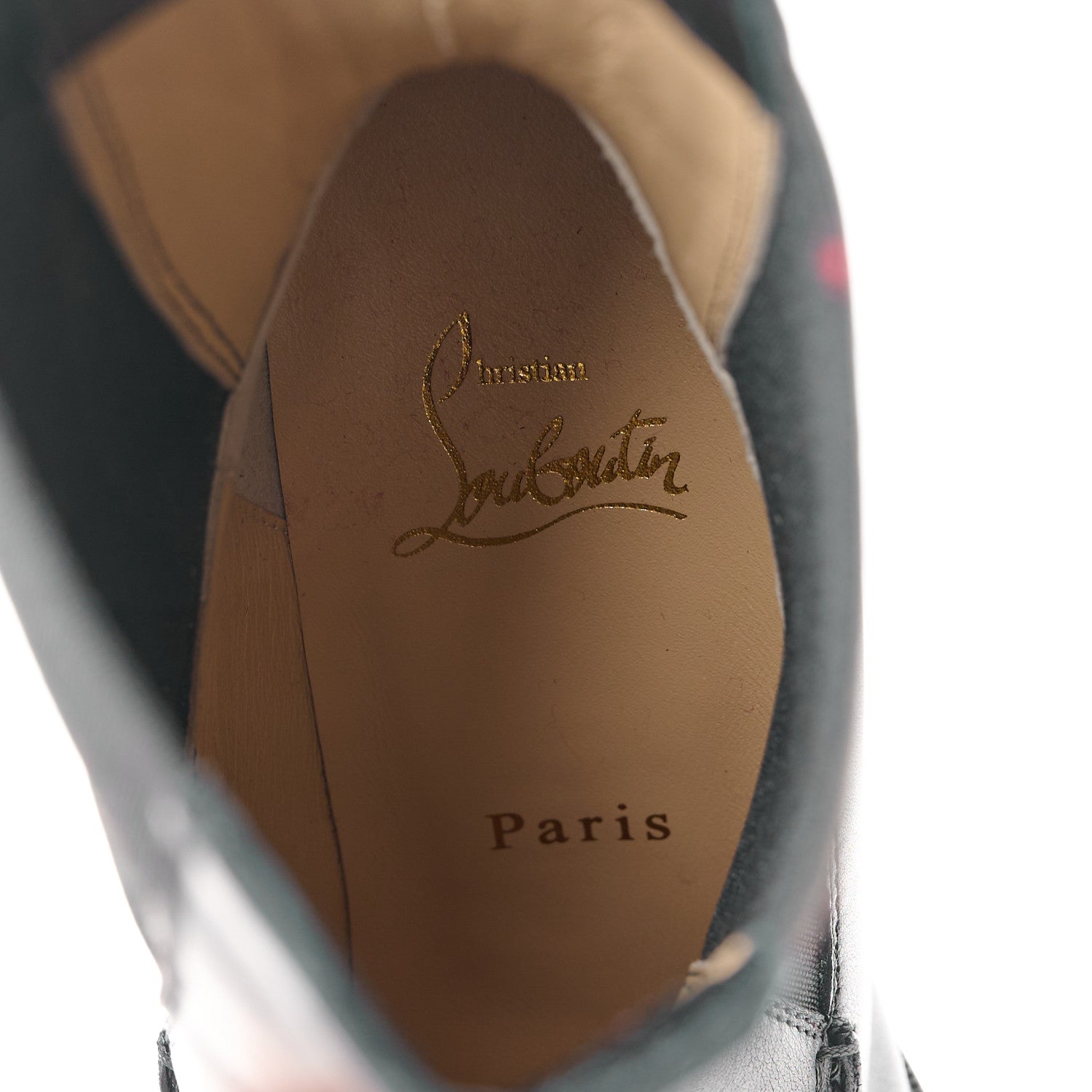 Christian Louboutin Calfskin Glory 100 Booty 38 Black 7 of 8