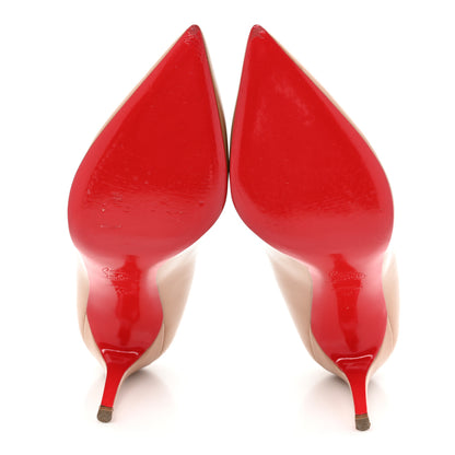 Christian Louboutin Patent Pigalle Follies 85 Pumps 40 Nude 5 of 12