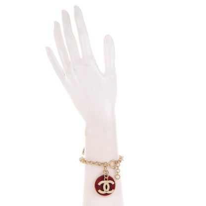 Chanel CC N°5 Medallion Bracelet Red Gold 2 of 5