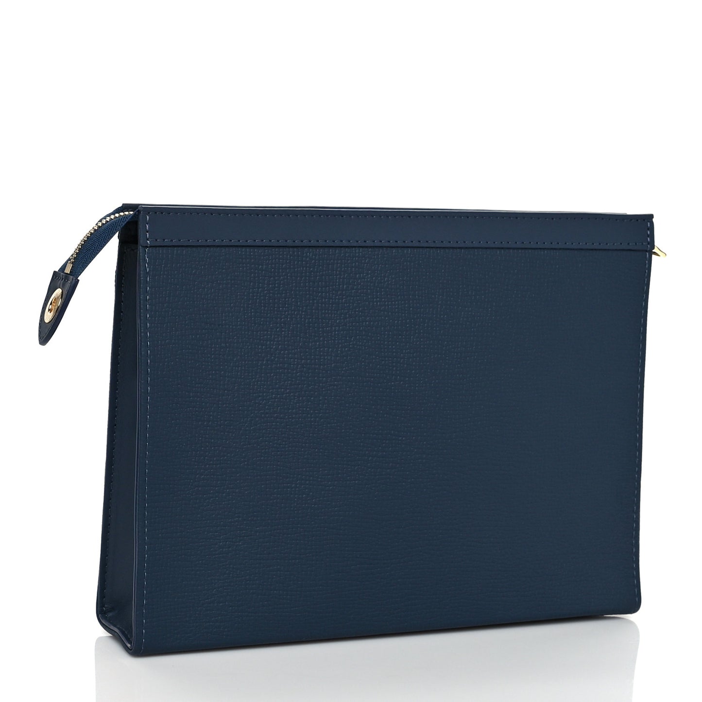 X NIGO Taurillon Monogram Denim Drip Pochette Voyage MM Blue