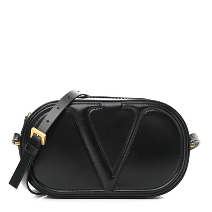 Valentino Garavani Calfskin VLogo Walk Crossbody Black 1 of 11