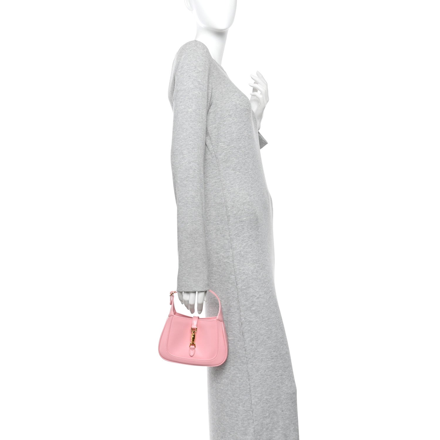 Gucci Boarded Dyana Lux Calfskin Mini Jackie 1961 Hobo Wild Rose 2 of 10