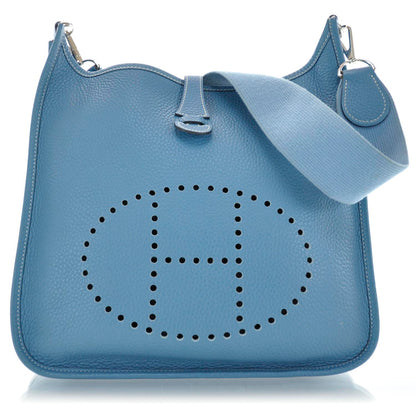 Hermes Togo Evelyne PM Blue Jean 1 of 10