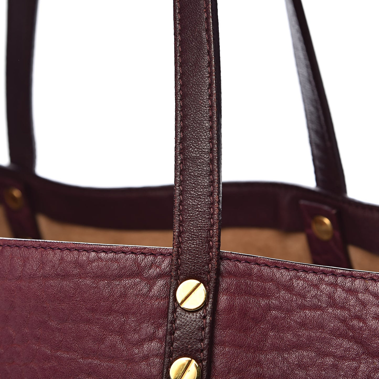 Calfskin Dilan East West Tote Wild Purple