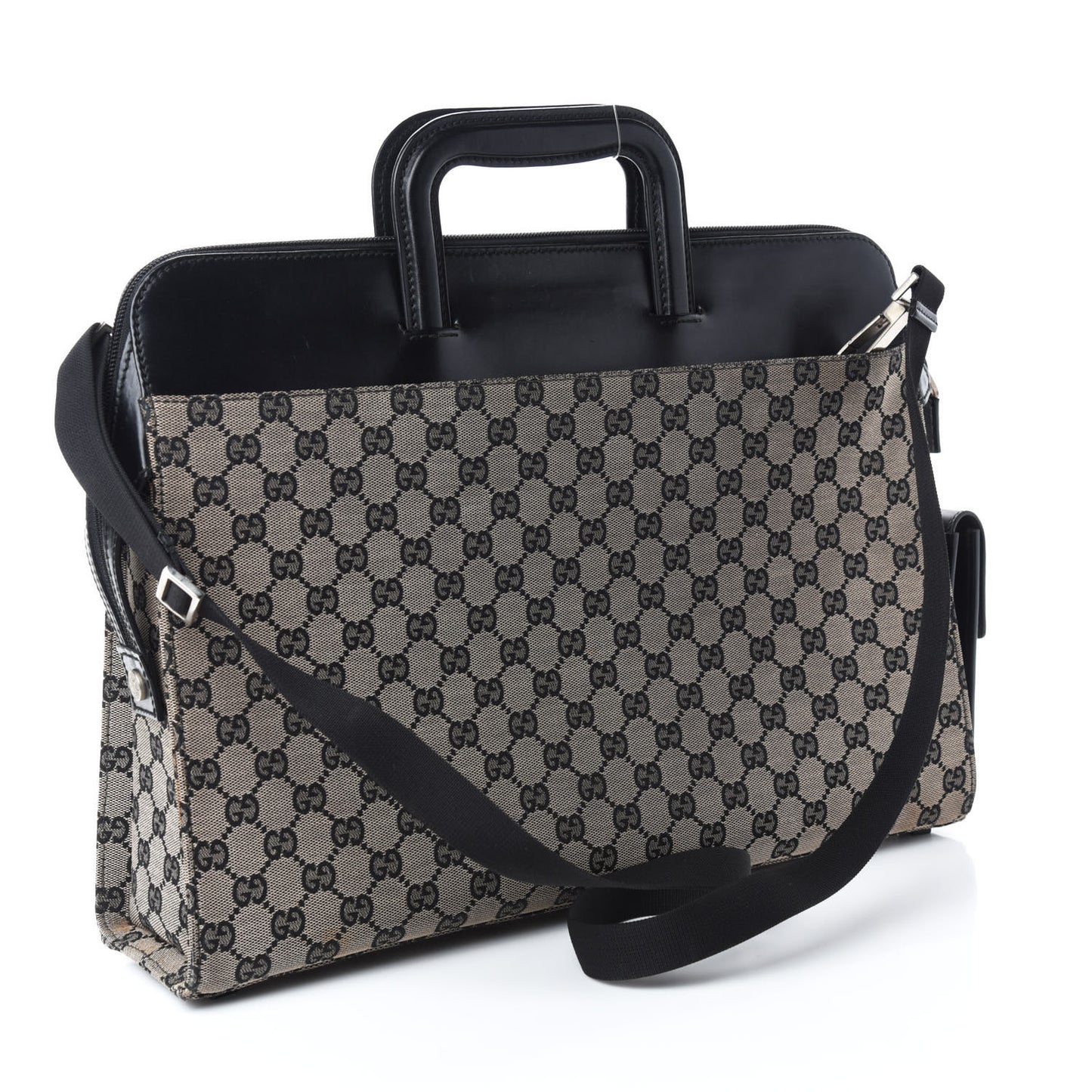 Monogram Briefcase Black