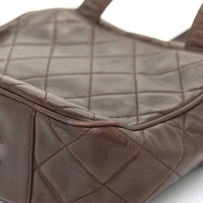 Chanel Lambskin Quilted Shoulder Bag Brown 22 of 27