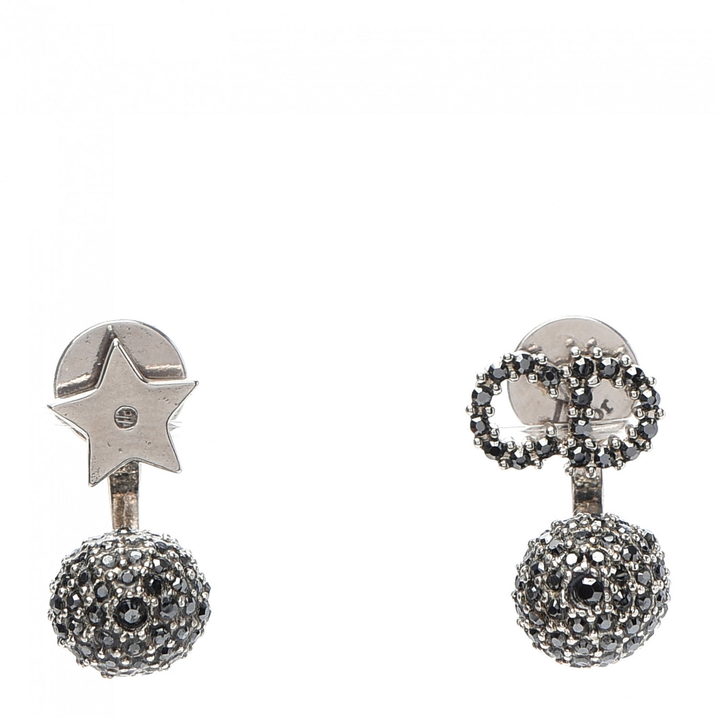 Crystal Star CD La Petite Tribal Earrings Silver