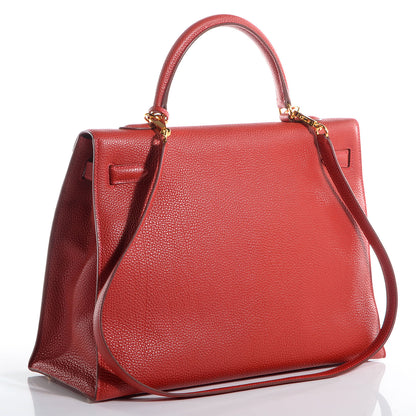 Hermes Togo Kelly Sellier 35 Rouge Garance 13 of 25