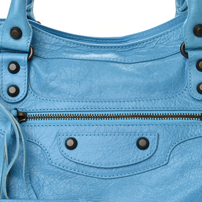 Balenciaga Agneau Classic Hardware City Bleu Azur Clair 6 of 9