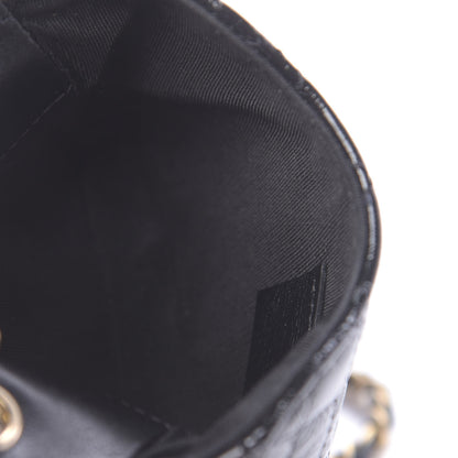 Chanel Shiny Aged Calfskin Quilted Waist Belt Bag Black 5 of 12