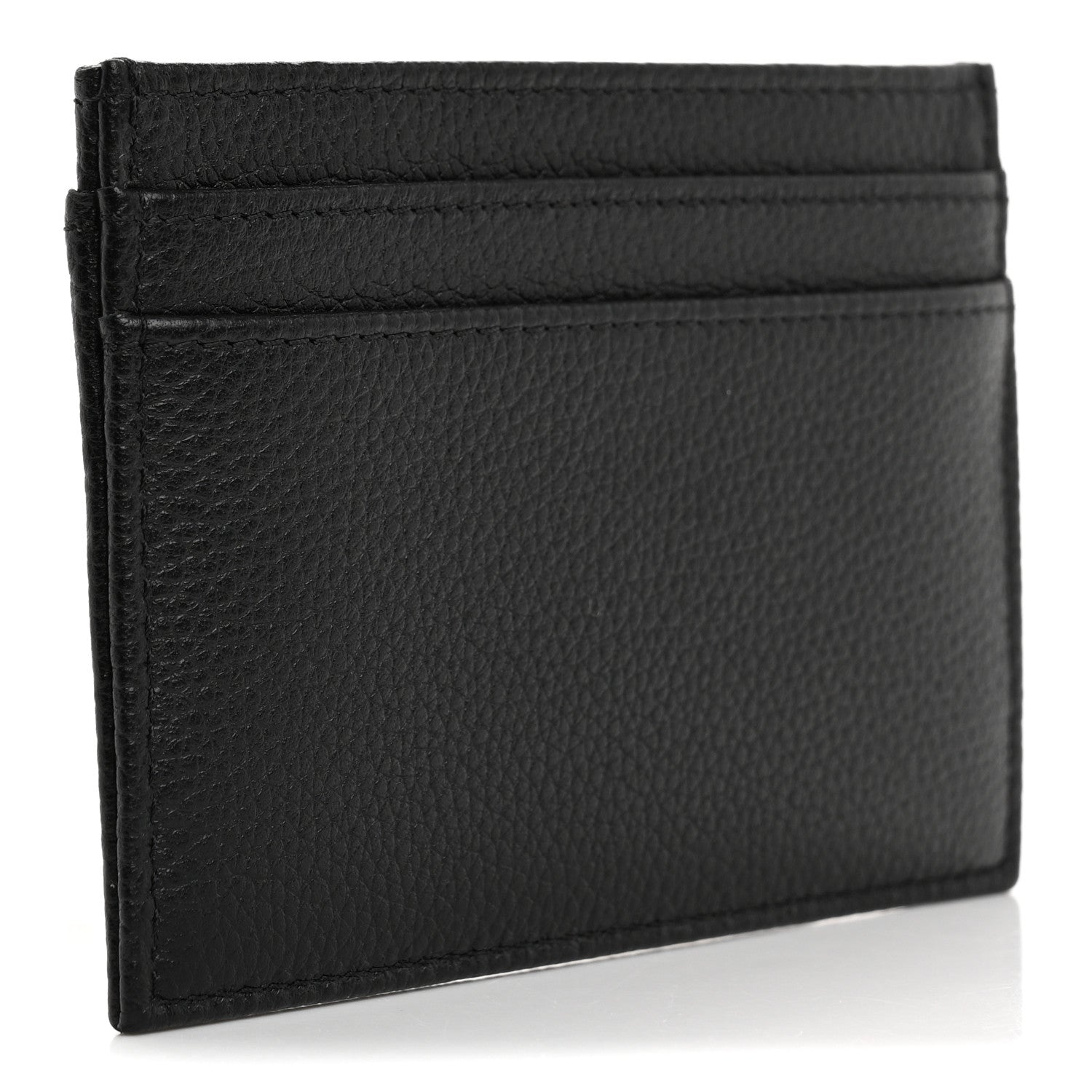 Chanel Grained Calfskin CC Card Holder Black 3 of 11