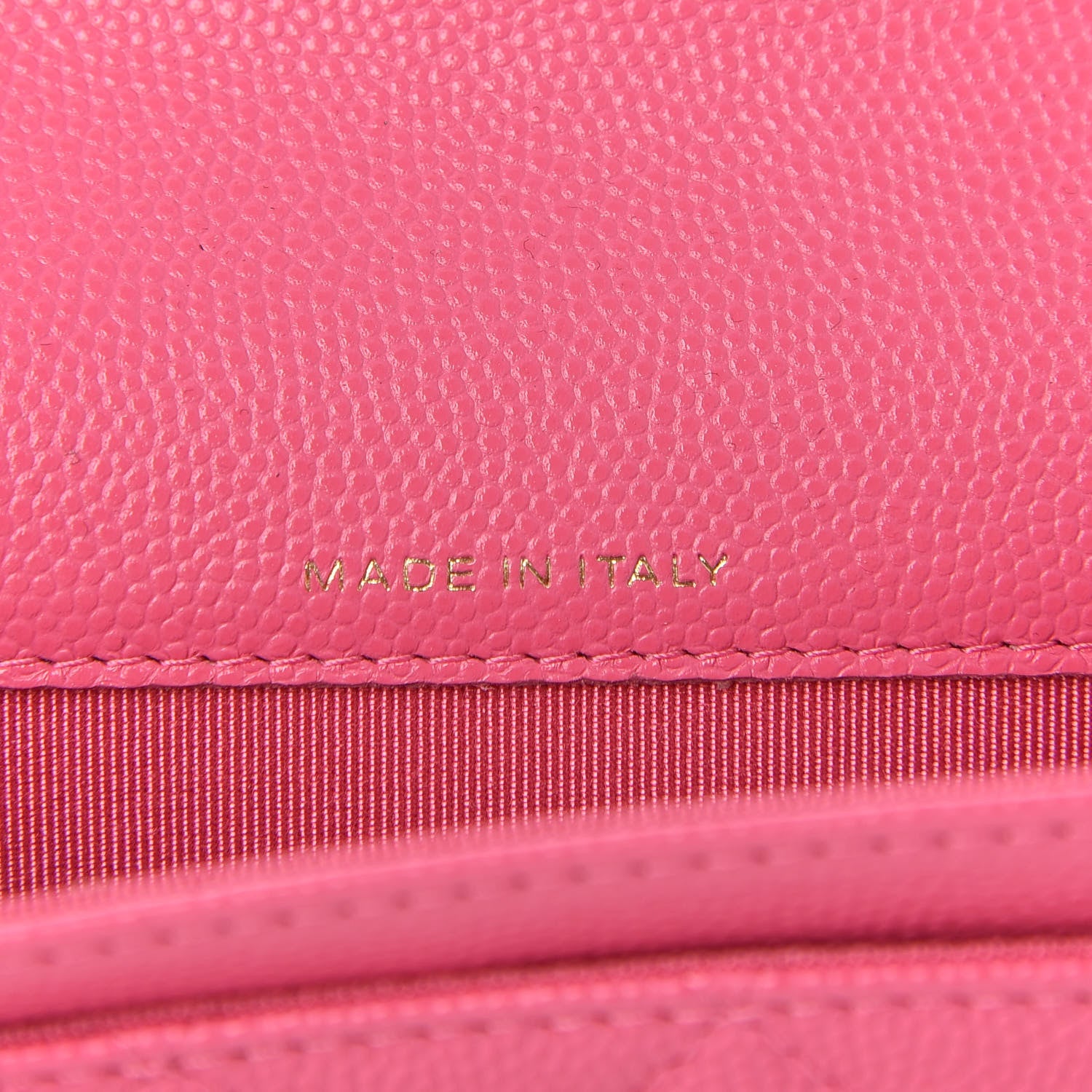 Chanel Caviar Quilted Flap Card Holder Wallet Pink 7 of 9