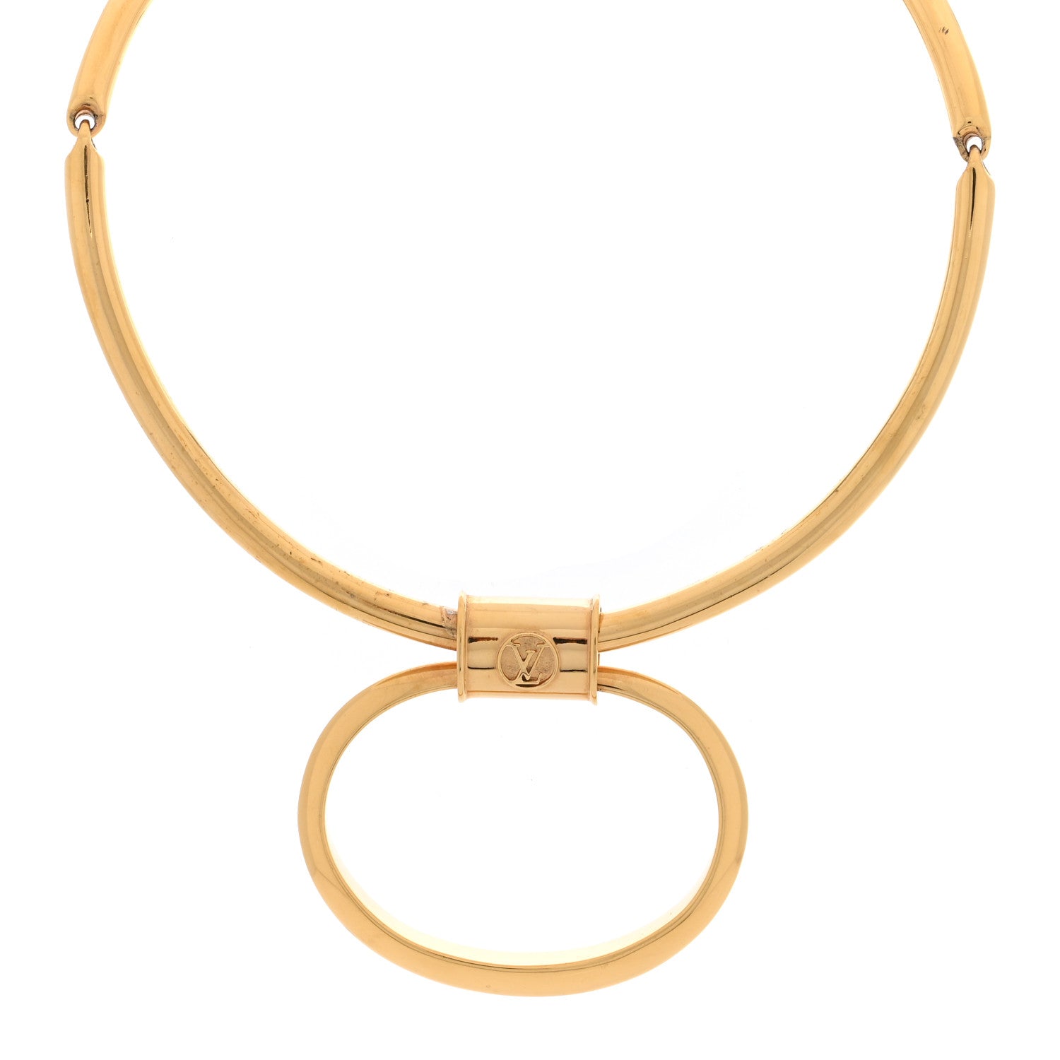 Louis Vuitton Metal Pure Choker Necklace Gold 1 of 6