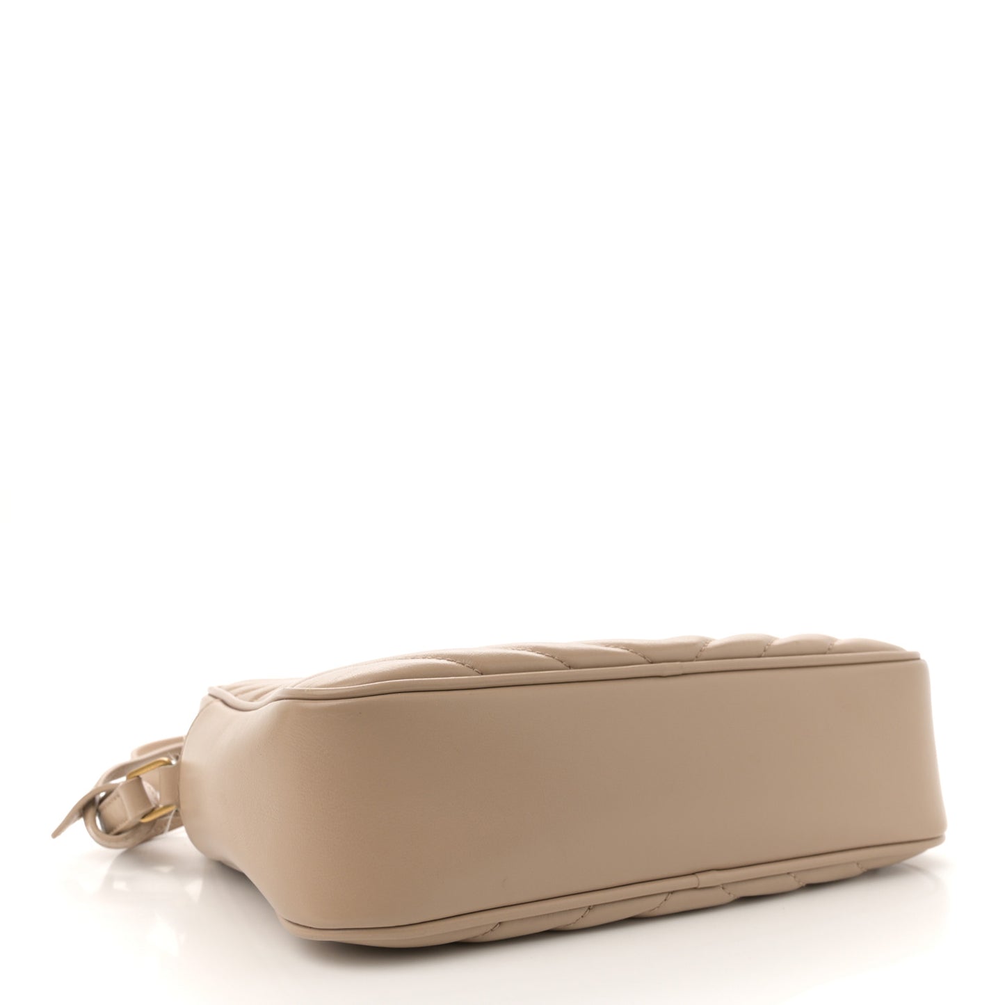 Calfskin Matelasse Monogram Lou Camera Bag Dark Beige