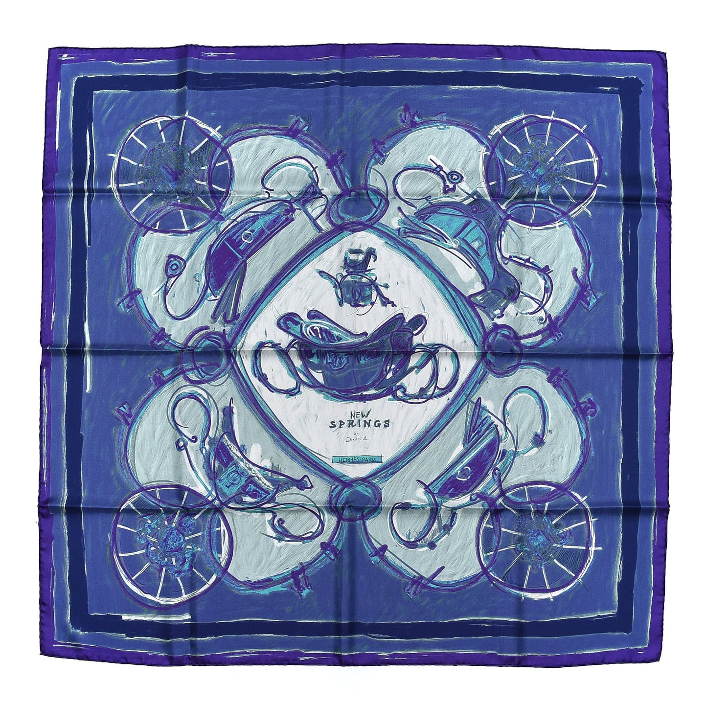 Silk New Springs Scarf 90