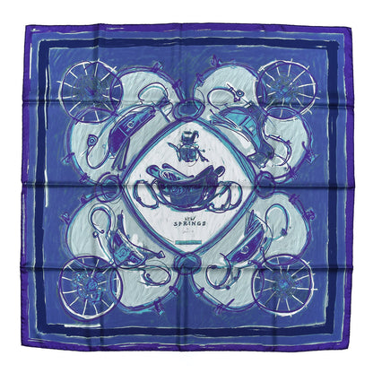 Hermes Silk New Springs Scarf 90 1 of 5
