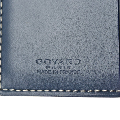 Goyard Goyardine Saint Marc Folding Card Case Navy 6 of 9