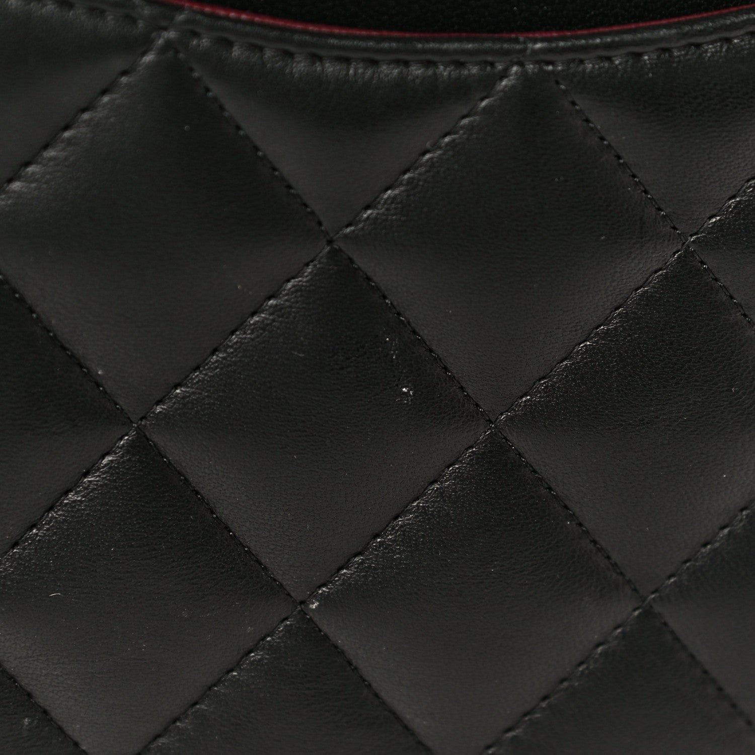 Chanel Lambskin Quilted Jumbo Double Flap Black 17 of 22
