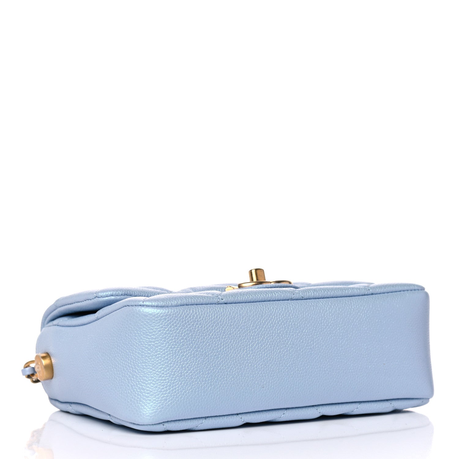 Chanel Iridescent Caviar Quilted Mini My Perfect Flap Light Blue 4 of 10