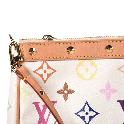Louis Vuitton Monogram Multicolor Pochette Accessories White 9 of 16