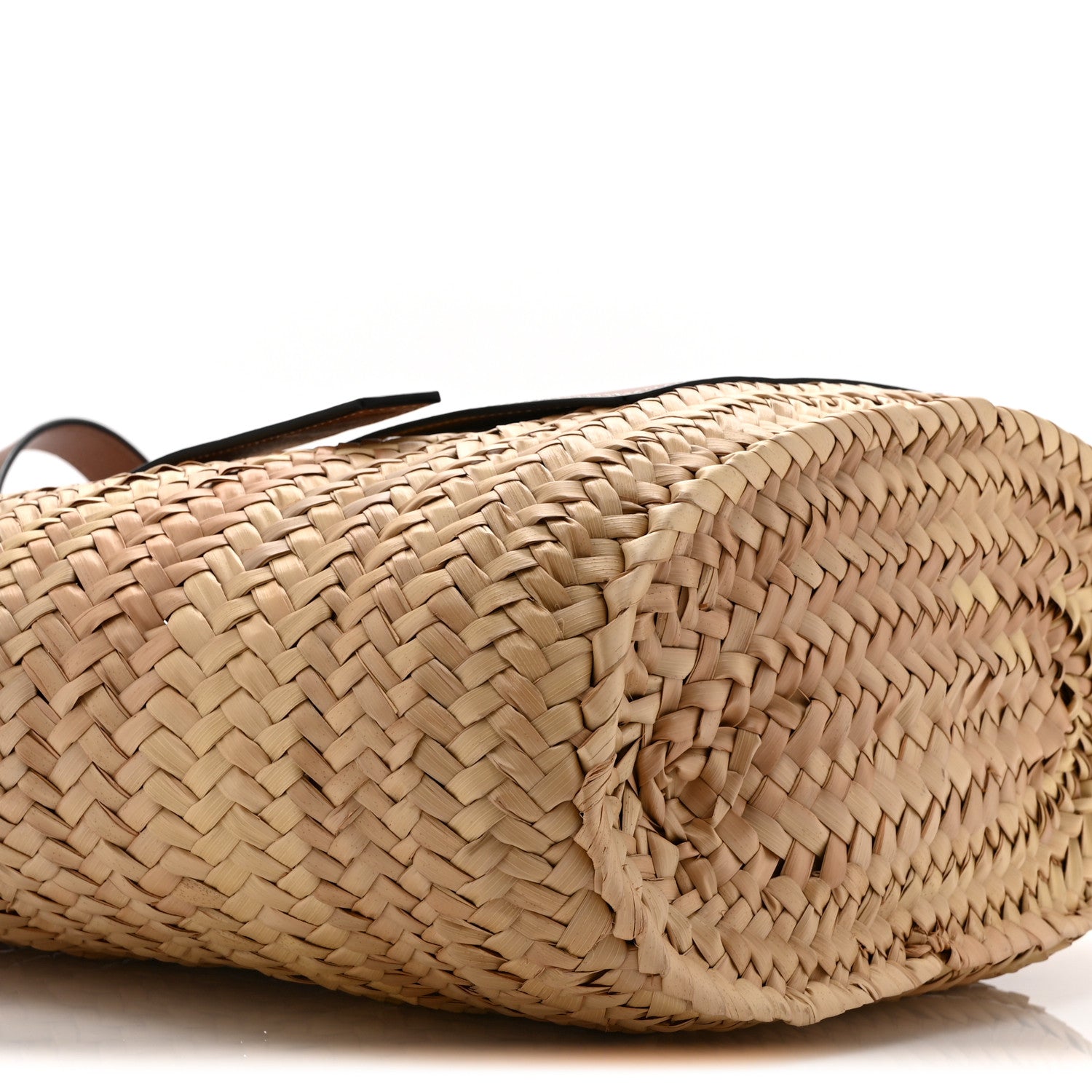 Loewe Raffia Basket Tote Bag Natural Tan 9 of 10