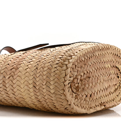 Loewe Raffia Basket Tote Bag Natural Tan 9 of 10