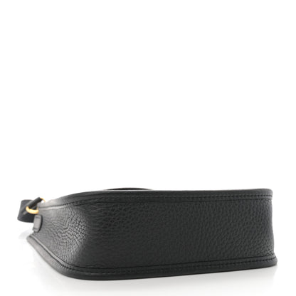Hermes Taurillon Clemence Evelyne TPM Black 4 of 11