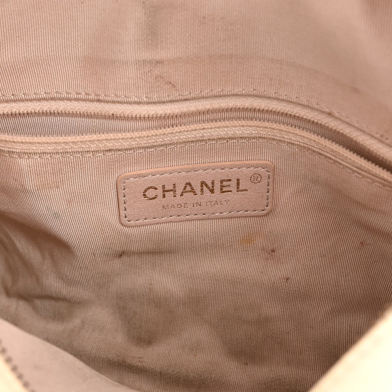 Chanel Caviar Quilted Small In & Out Camera Case White 6 of 12