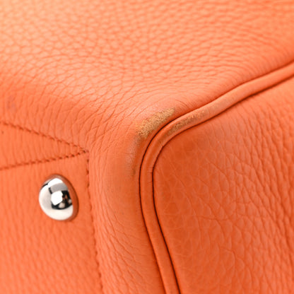 Hermes Taurillon Clemence Victoria II 35 Orange 11 of 11