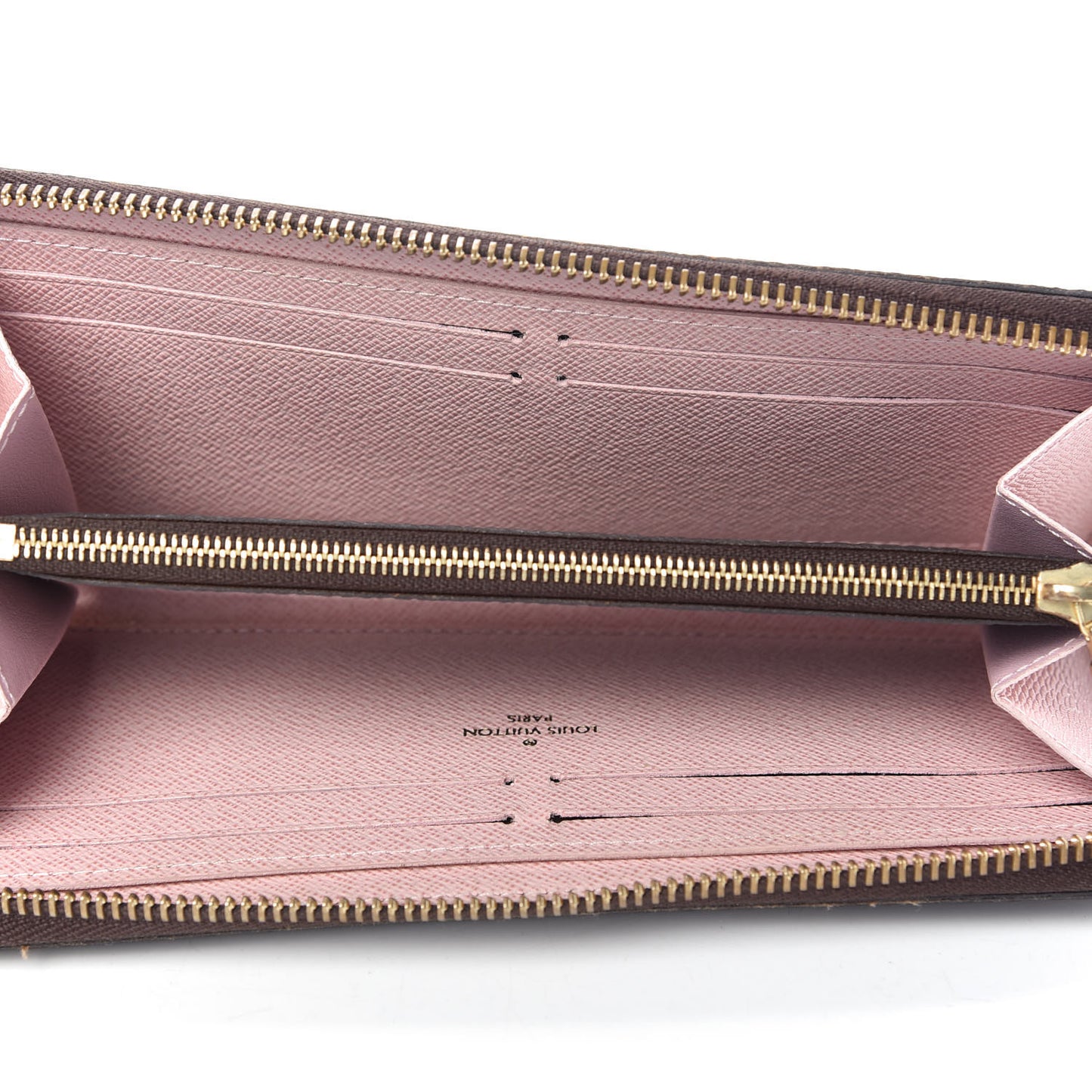 Monogram Clemence Wallet Rose Ballerine