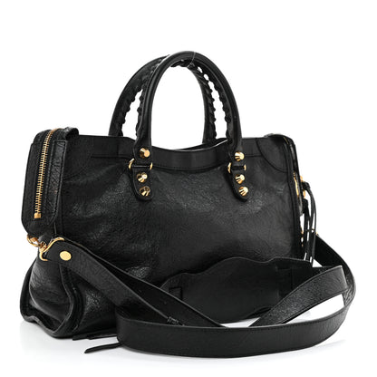 Balenciaga Agneau Classic Gold Hardware S City Black 4 of 9