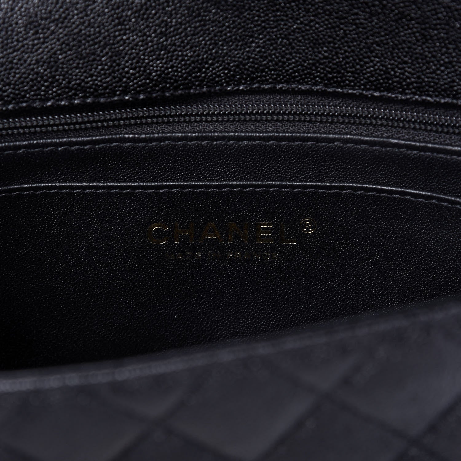 Chanel Caviar Quilted Mini Top Handle Rectangular Flap Black 8 of 9