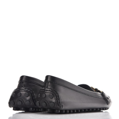 Louis Vuitton Calfskin Monte Carlo Moccasin Loafers 38.5 Black 4 of 9