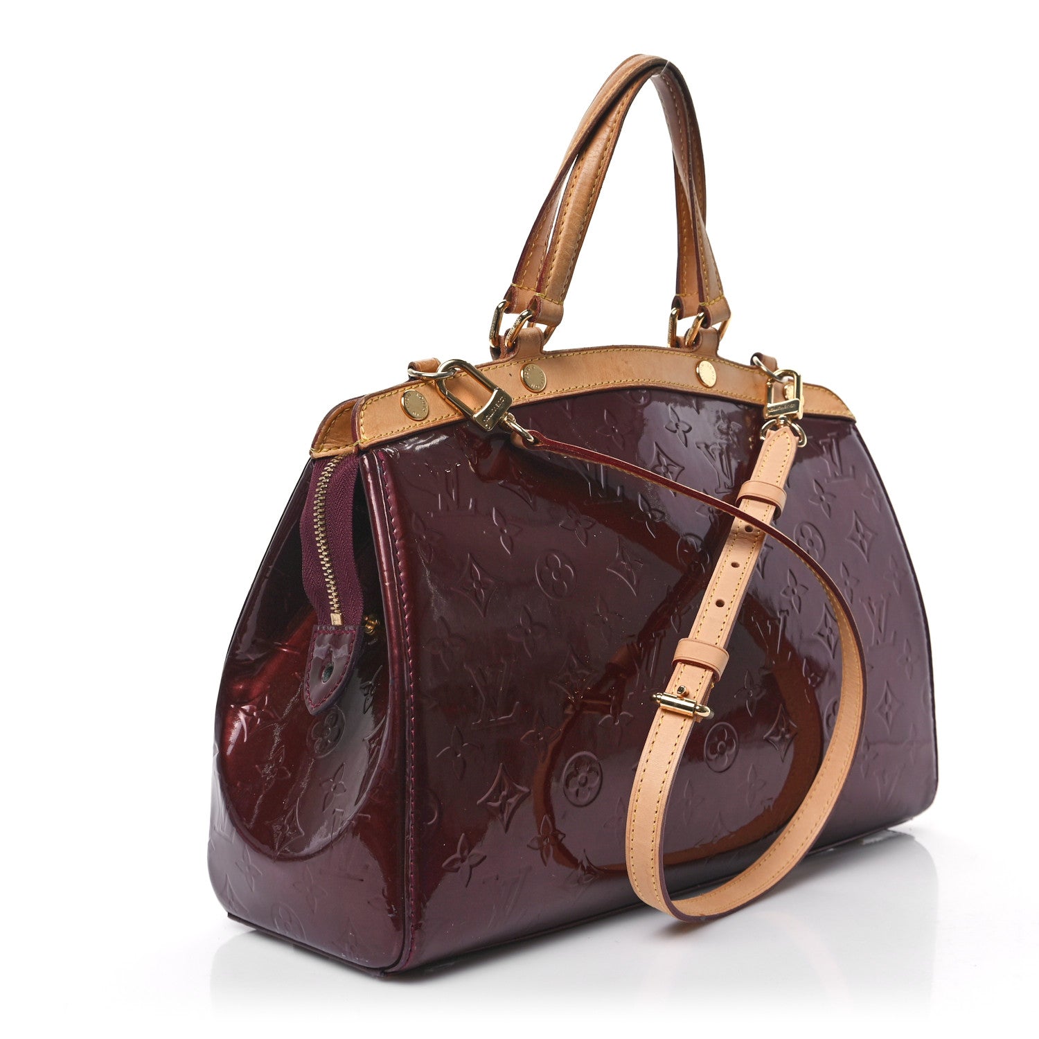 Louis Vuitton Vernis Brea MM Amarante 3 of 10
