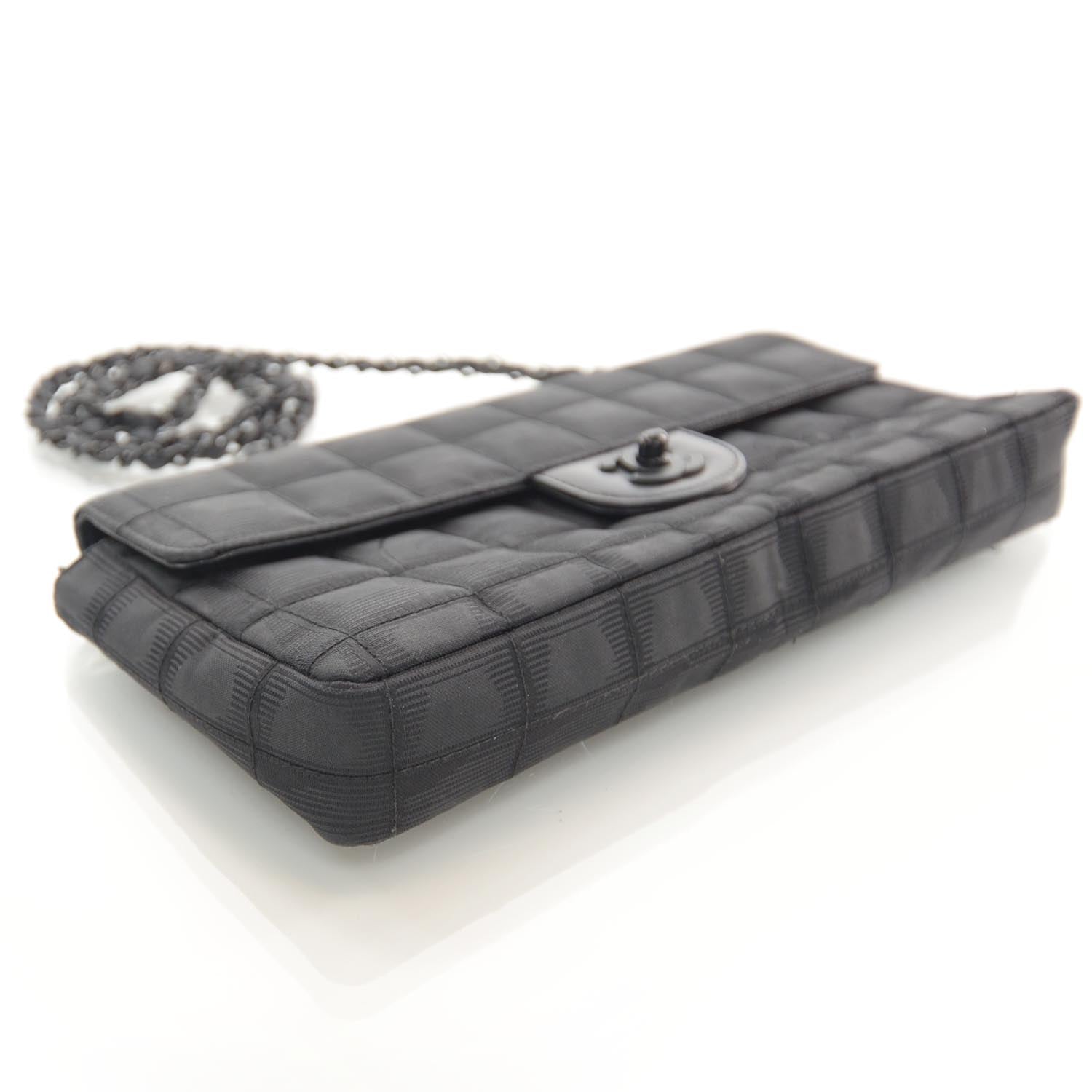 Chanel Nylon Travel East West Flap Black 5 of 10