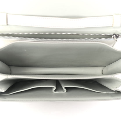 Celine Goatskin Medium Classic Box Flap Bag White 4 of 4