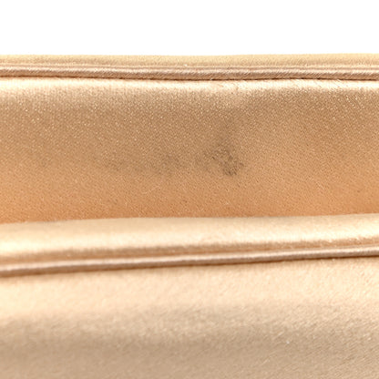 Judith Leiber Crystal Trim Satin Evening Bag Clutch Beige 14 of 14