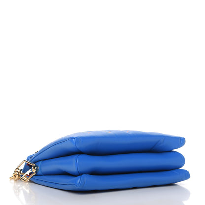 Louis Vuitton Lambskin Embossed Monogram Vuittamins Coussin PM Blue Red 4 of 10