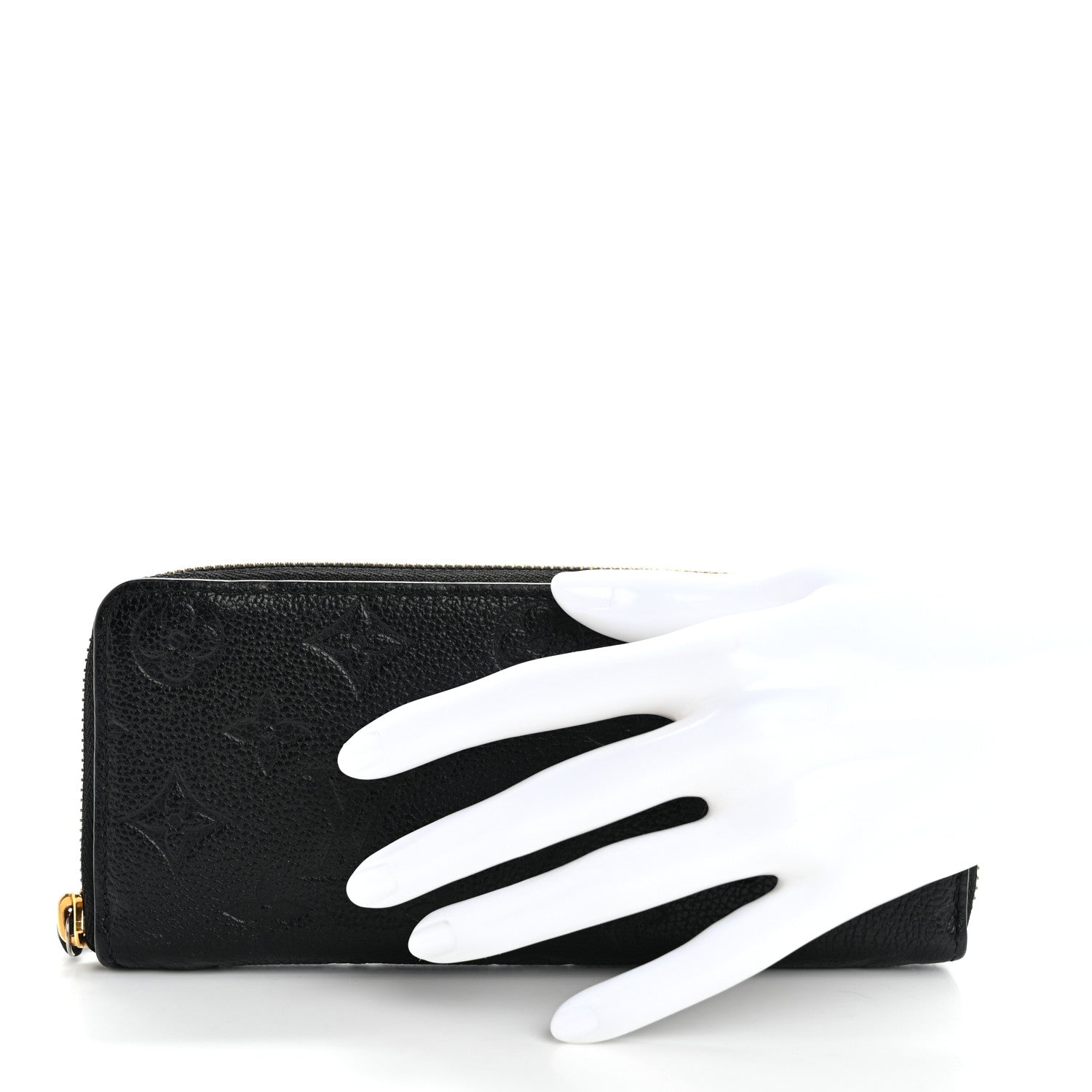 Louis Vuitton Empreinte Clemence Wallet Black 2 of 11