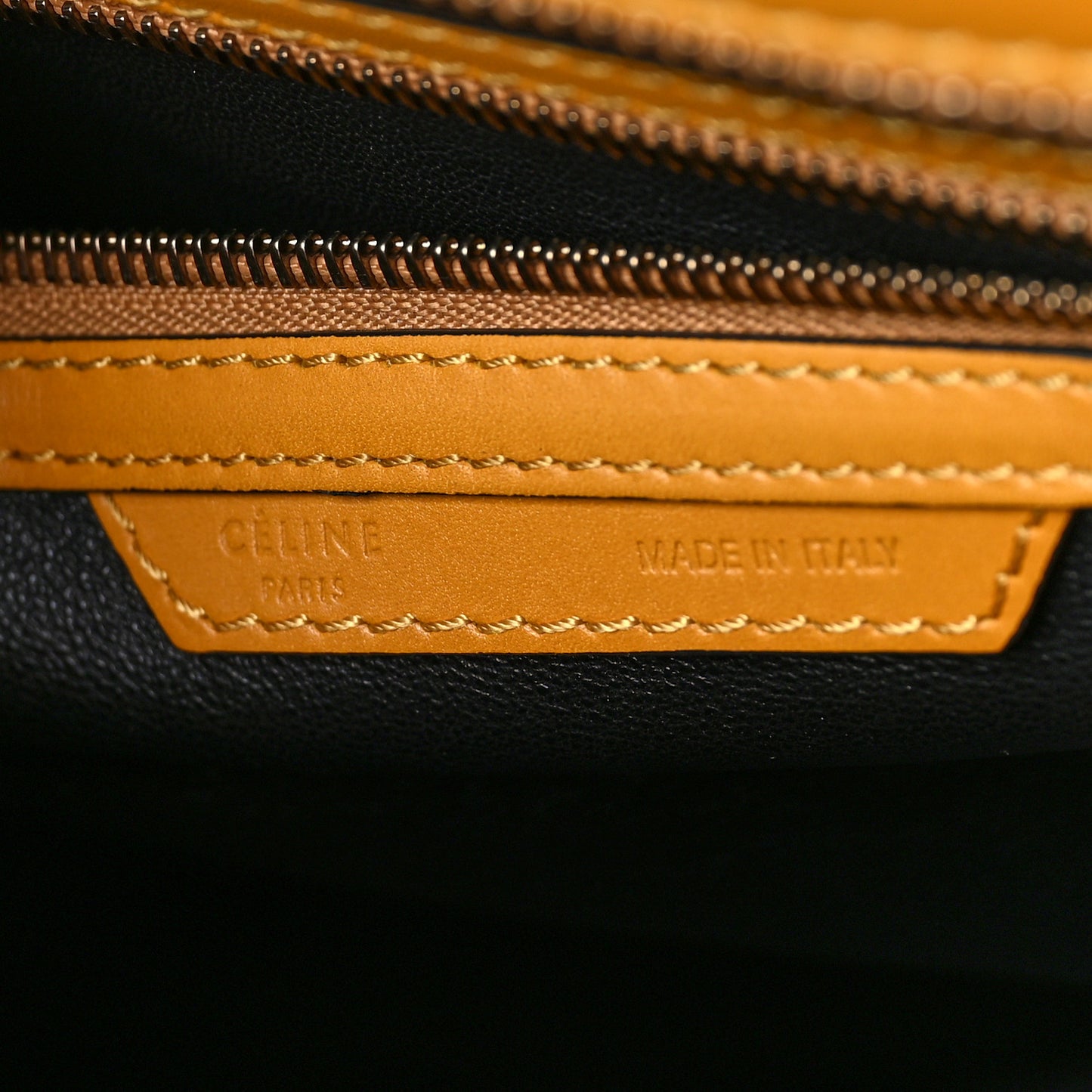 Smooth Calfskin Micro Luggage Amber