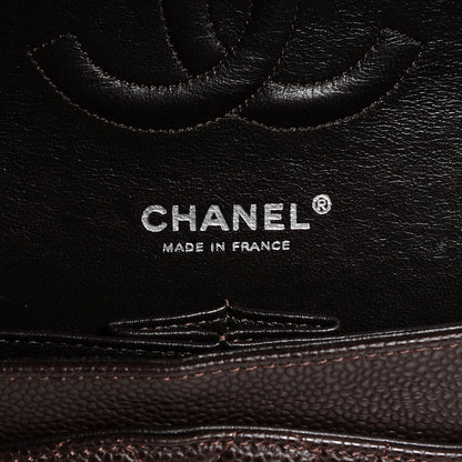 Chanel Caviar Quilted Medium Double Flap Brown 7 of 8