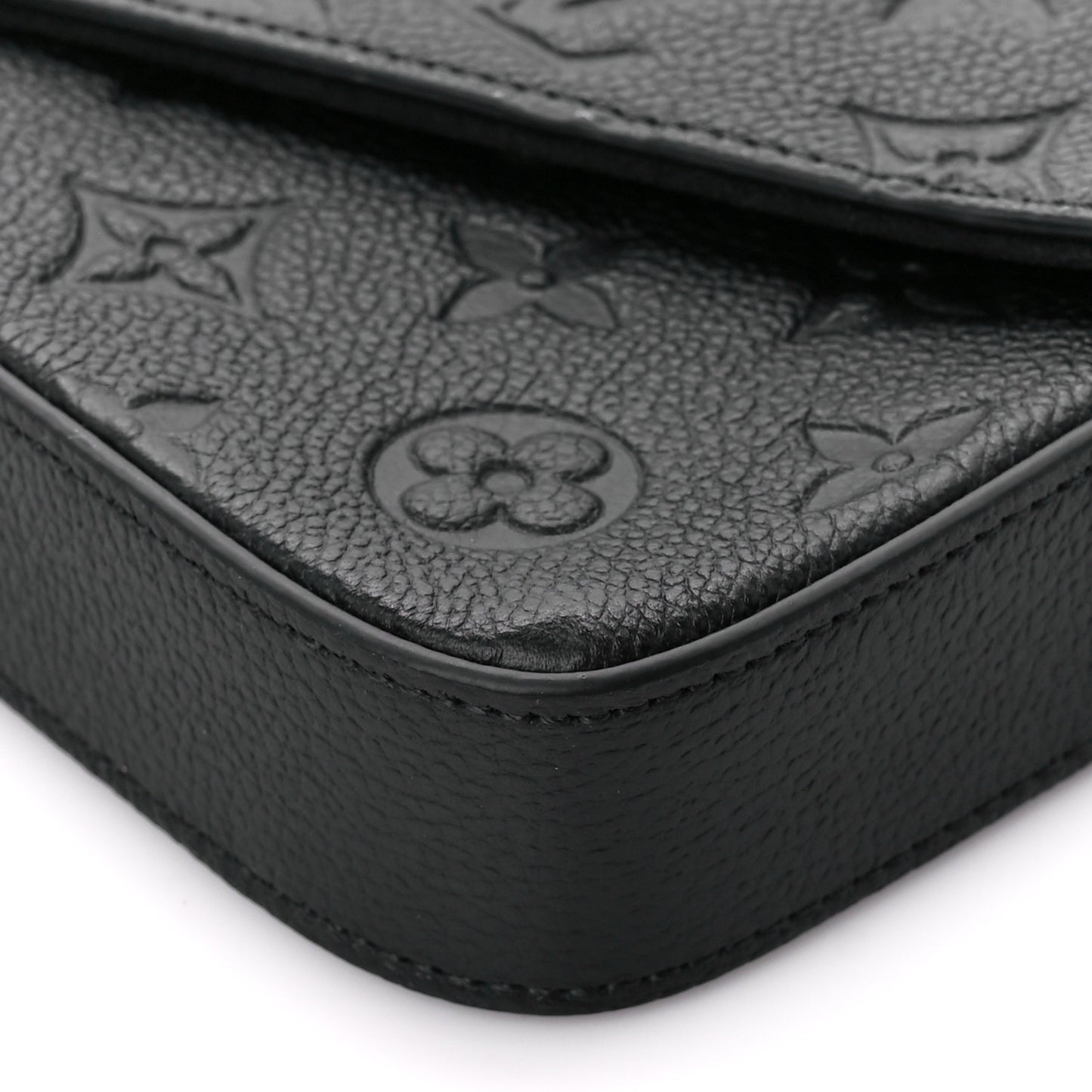 Empreinte Pochette Felicie Chain Wallet Black