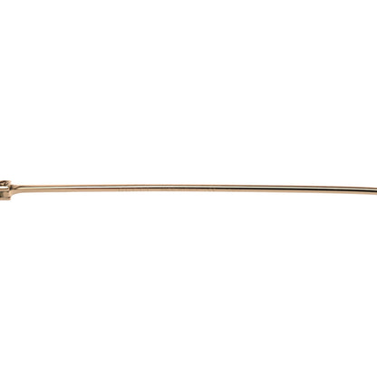 Gucci Metal Round Pearl Tip Sunglasses GG0253S Gold 6 of 8