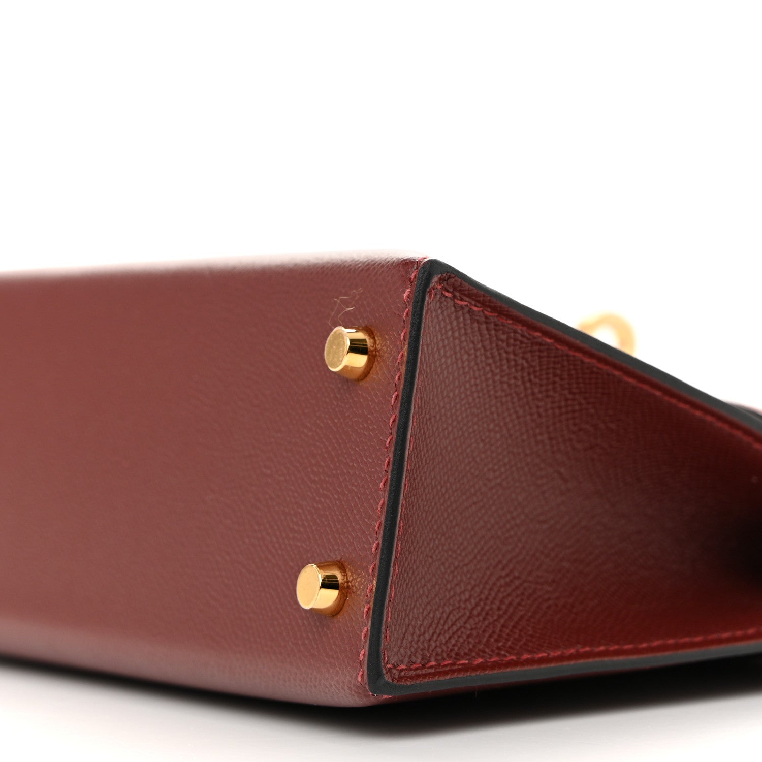 Hermes Madame Calfskin Mini Kelly Sellier 20 Rouge H 10 of 11