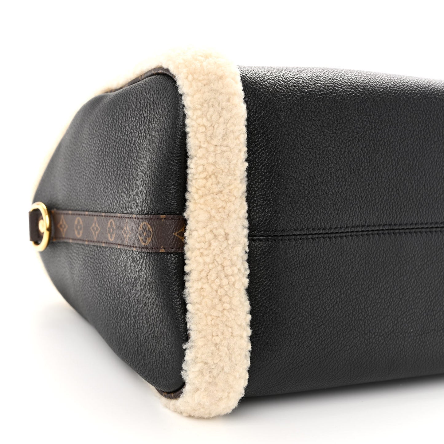 Calfskin Monogram Teddy Speedy Bandouliere 30 Black