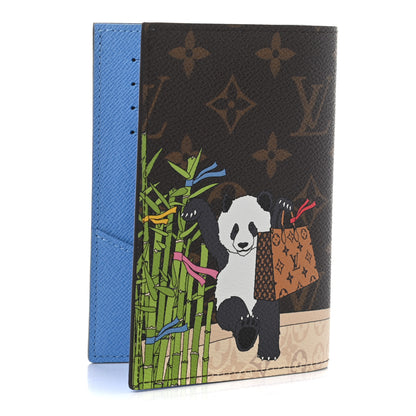 Louis Vuitton Monogram 2021 Christmas Animation China Passport Cover Myosotis Blue 3 of 6
